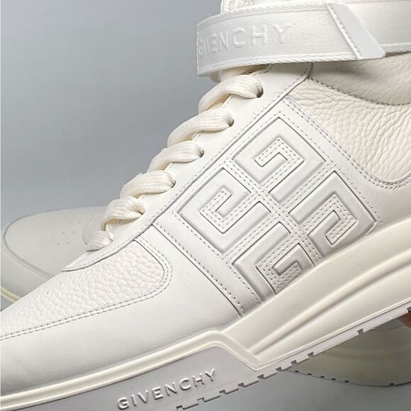 Givenchy G4 High Top Leather Sneakers size 42/us size 9 - Picture 5 of 14